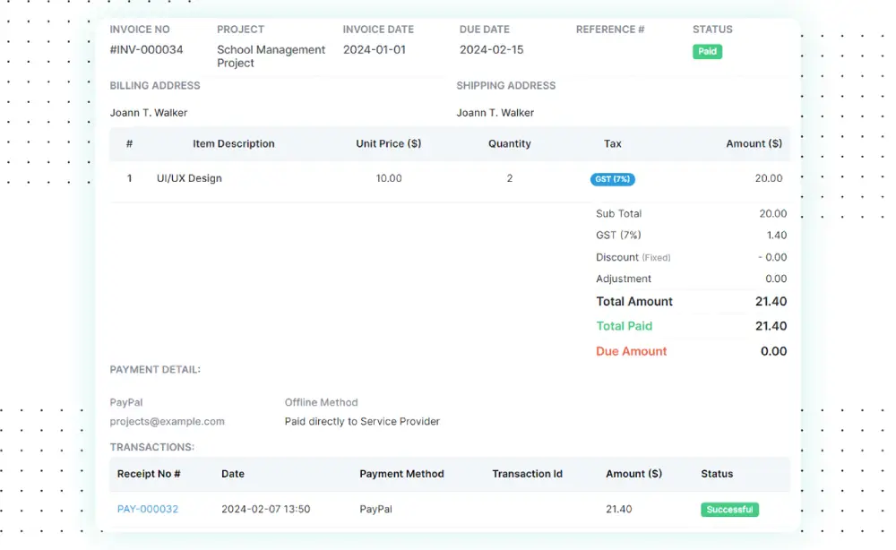 Calcoli fiscali automatici