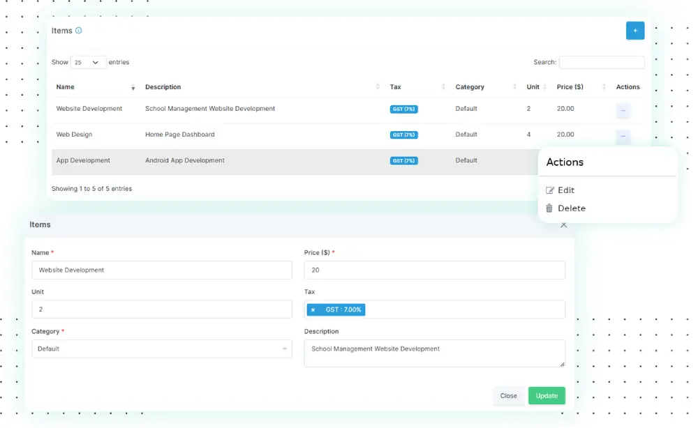 Tùy chỉnh linh hoạt