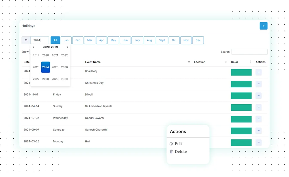 Segna il tuo calendario
