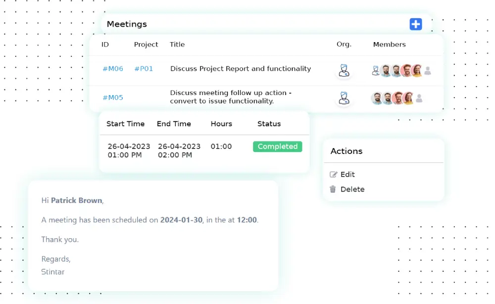 Nhắc nhở và thông báo tự động