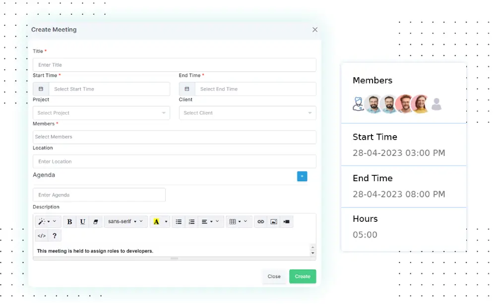 Trước cuộc họp