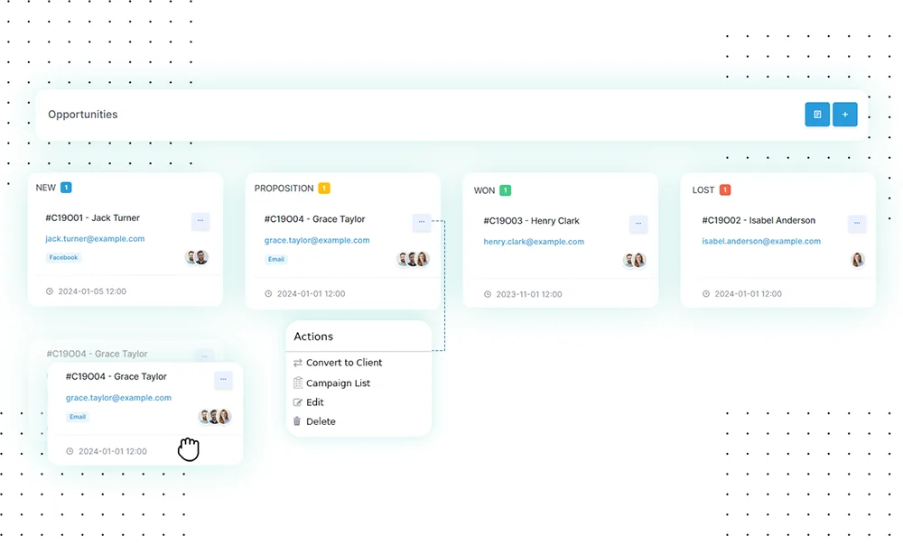 Vollständige Sichtbarkeit mit Kanban Board