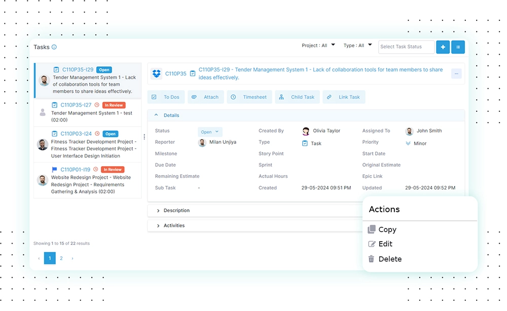 Crie seus fluxos de trabalho de tarefas