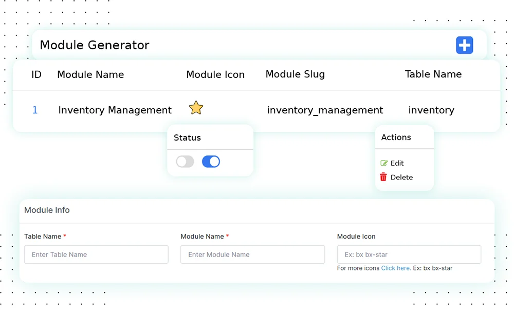 自定义模块以促进您的业务