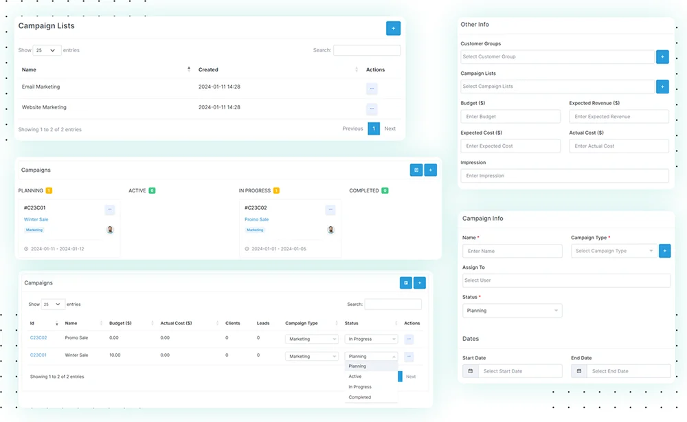 Strategische Kampagnenkoordination