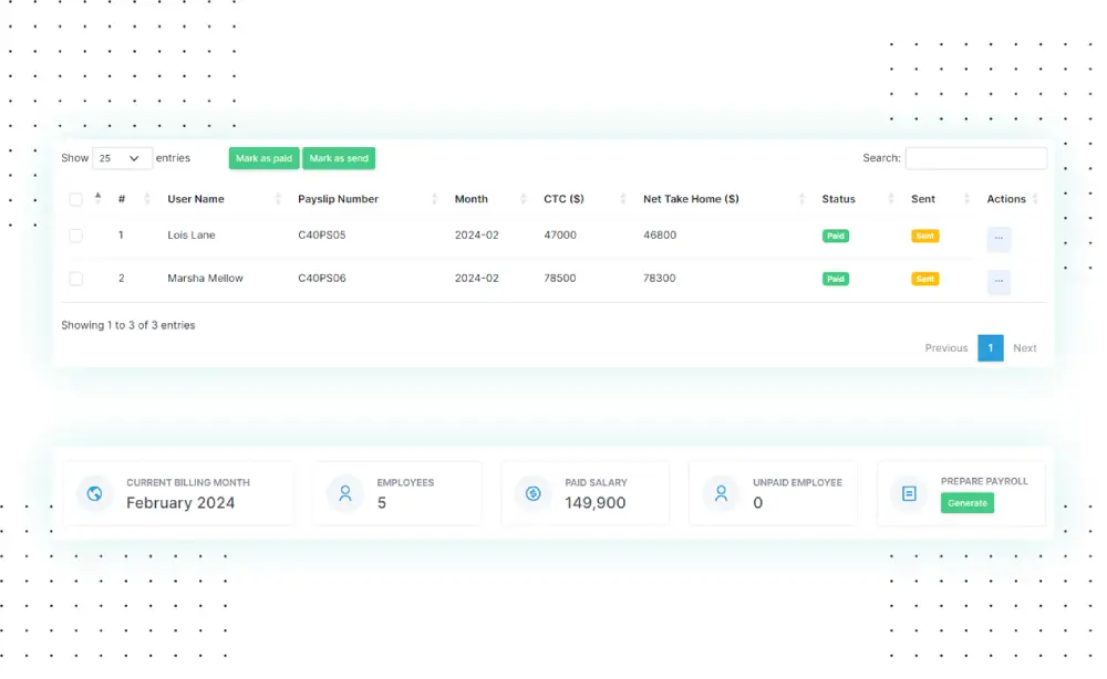 Configuration simple